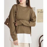 ワッフル裾切り替え長袖Tシャツ 冬 レディース | JungleJalopy | 詳細画像39 