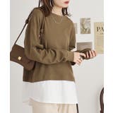 ワッフル裾切り替え長袖Tシャツ 冬 レディース | JungleJalopy | 詳細画像42 