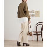 ワッフル裾切り替え長袖Tシャツ 冬 レディース | JungleJalopy | 詳細画像44 