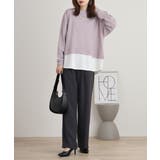 ワッフル裾切り替え長袖Tシャツ 冬 レディース | JungleJalopy | 詳細画像54 