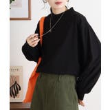 バルーンスリーブモックネックトップ レディース 大きいサイズ | JungleJalopy | 詳細画像13 