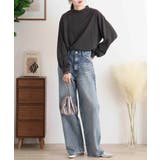 バルーンスリーブモックネックトップ レディース 大きいサイズ | JungleJalopy | 詳細画像28 