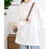 バルーンスリーブモックネックトップ レディース 大きいサイズ | JungleJalopy | 詳細画像37 