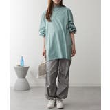 バルーンスリーブモックネックトップ レディース 大きいサイズ | JungleJalopy | 詳細画像56 