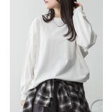 OFFWHITE | ゆったりロングスリーブカットソー レディース 大きいサイズ | JungleJalopy