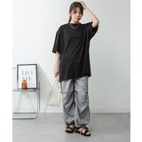 オーバーサイズコットンパネルTシャツ レディース 大きいサイズ | JungleJalopy | 詳細画像18