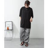 オーバーサイズコットンパネルTシャツ レディース 大きいサイズ | JungleJalopy | 詳細画像19