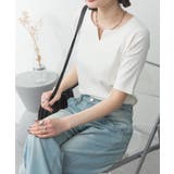 キーネックコットン5分袖トップ レディース 大きいサイズ | JungleJalopy | 詳細画像18