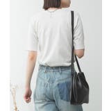 キーネックコットン5分袖トップ レディース 大きいサイズ | JungleJalopy | 詳細画像21