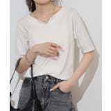 キーネックコットン5分袖トップ レディース 大きいサイズ | JungleJalopy | 詳細画像30