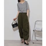 キーネックコットン5分袖トップ レディース 大きいサイズ | JungleJalopy | 詳細画像52