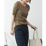 キーネックコットン5分袖トップ レディース 大きいサイズ | JungleJalopy | 詳細画像61