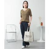 キーネックコットン5分袖トップ レディース 大きいサイズ | JungleJalopy | 詳細画像67