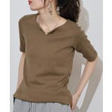 キーネックコットン5分袖トップ レディース 大きいサイズ | JungleJalopy | 詳細画像73