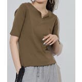 キーネックコットン5分袖トップ レディース 大きいサイズ | JungleJalopy | 詳細画像76