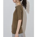 キーネックコットン5分袖トップ レディース 大きいサイズ | JungleJalopy | 詳細画像81