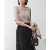 キーネックコットン5分袖トップ レディース 大きいサイズ | JungleJalopy | 詳細画像86