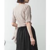 キーネックコットン5分袖トップ レディース 大きいサイズ | JungleJalopy | 詳細画像89