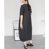 半袖バルーンロングワンピース レディース 大きいサイズ | JungleJalopy | 詳細画像35