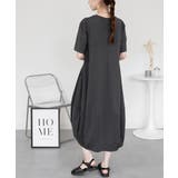 半袖バルーンロングワンピース レディース 大きいサイズ | JungleJalopy | 詳細画像36