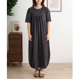 半袖バルーンロングワンピース レディース 大きいサイズ | JungleJalopy | 詳細画像42