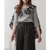 M-GRAY | Vネック七分袖 プルオーバー トップス | JungleJalopy