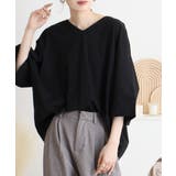 Vネック 7分袖 ドルマンTシャツ | JungleJalopy | 詳細画像13 