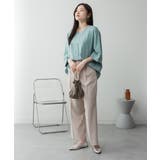 Vネック 7分袖 ドルマンTシャツ | JungleJalopy | 詳細画像23 