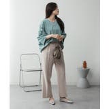 Vネック 7分袖 ドルマンTシャツ | JungleJalopy | 詳細画像26 