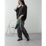 Vネック 7分袖 ドルマンTシャツ | JungleJalopy | 詳細画像9 