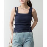 NAVY | カップ付き タンクトップ 大きいサイズ | JungleJalopy