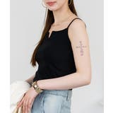 キーネックキャミソール インナー 綿100% | JungleJalopy | 詳細画像3