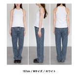 ランダムリブ アメリカンスリーブタンクトップ レディース 大きいサイズ | JungleJalopy | 詳細画像10