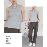 ランダムリブ アメリカンスリーブタンクトップ レディース 大きいサイズ | JungleJalopy | 詳細画像34