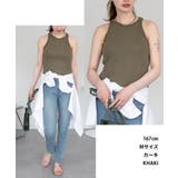 ランダムリブ アメリカンスリーブタンクトップ レディース 大きいサイズ | JungleJalopy | 詳細画像59