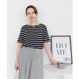 ボーダー5分袖トップス レディース 大きいサイズ | JungleJalopy | 詳細画像15