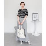 ボーダー5分袖トップス レディース 大きいサイズ | JungleJalopy | 詳細画像17