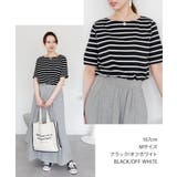 ボーダー5分袖トップス レディース 大きいサイズ | JungleJalopy | 詳細画像23