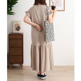 袖フレアノースリーブワンピース レディース 大きいサイズ | JungleJalopy | 詳細画像15