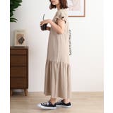 袖フレアノースリーブワンピース レディース 大きいサイズ | JungleJalopy | 詳細画像16