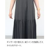 袖フレアノースリーブワンピース レディース 大きいサイズ | JungleJalopy | 詳細画像4