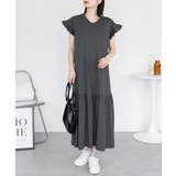 袖フレアノースリーブワンピース レディース 大きいサイズ | JungleJalopy | 詳細画像40