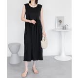 BLACK | ノースリーブカットワンピース レディース 大きいサイズ | JungleJalopy