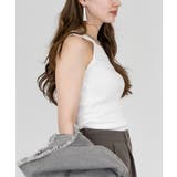 2×2リブ スクエアネックタンクトップ レディース 大きいサイズ | JungleJalopy | 詳細画像24