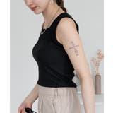 2×2リブ スクエアネックタンクトップ レディース 大きいサイズ | JungleJalopy | 詳細画像45