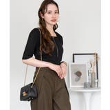 スクエアネック5分袖コットンリブTシャツ レディース 大きいサイズ | JungleJalopy | 詳細画像20 