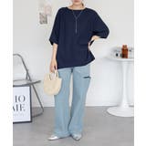 コットンワッフル7分袖ドルマンTシャツ レディース 大きいサイズ | JungleJalopy | 詳細画像27