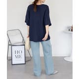 コットンワッフル7分袖ドルマンTシャツ レディース 大きいサイズ | JungleJalopy | 詳細画像29