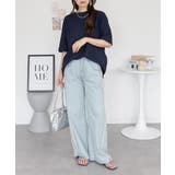 コットンワッフルロールアップハーフスリーブカットソー レディース 大きいサイズ | JungleJalopy | 詳細画像27