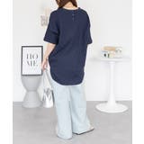 コットンワッフルロールアップハーフスリーブカットソー レディース 大きいサイズ | JungleJalopy | 詳細画像29